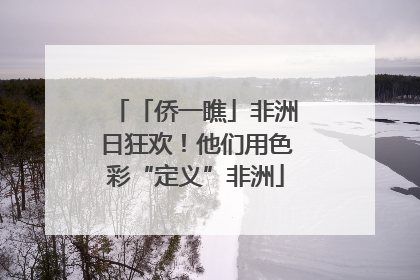 「侨一瞧」非洲日狂欢！他们用色彩“定义”非洲