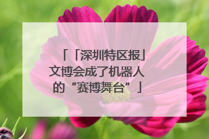 「深圳特区报」文博会成了机器人的“赛博舞台”