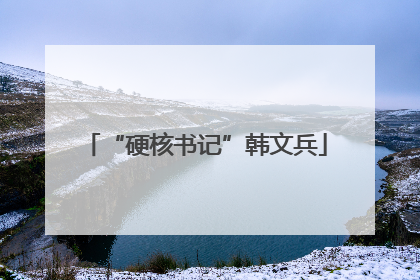 “硬核书记”韩文兵