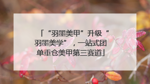“羽墨美甲”升级“羽墨美学”，一站式团单重仓美甲第三赛道