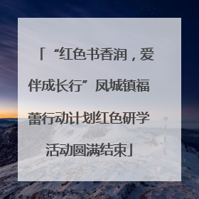 “红色书香润，爱伴成长行”凤城镇福蕾行动计划红色研学活动圆满结束