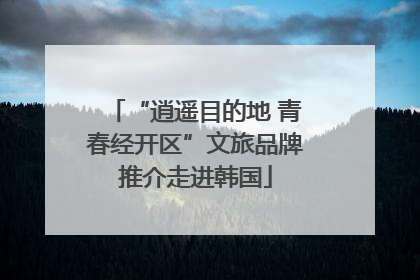 “逍遥目的地 青春经开区”文旅品牌推介走进韩国