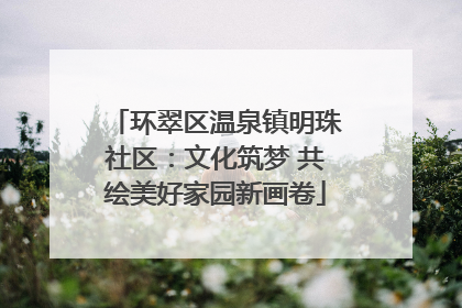环翠区温泉镇明珠社区：文化筑梦 共绘美好家园新画卷