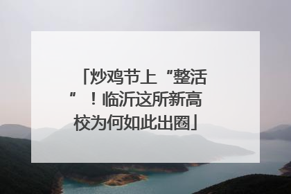 炒鸡节上“整活”！临沂这所新高校为何如此出圈