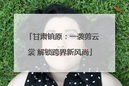 甘肃镇原：一袭剪云裳 解锁跨界新风尚