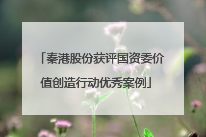 秦港股份获评国资委价值创造行动优秀案例