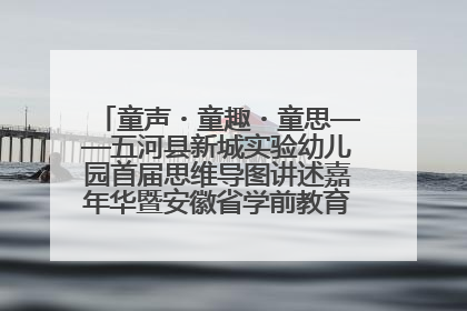 童声・童趣・童思——五河县新城实验幼儿园首届思维导图讲述嘉年华暨安徽省学前教育教研基地园项目阶段性成果展示活动