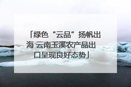 绿色“云品”扬帆出海 云南玉溪农产品出口呈现良好态势