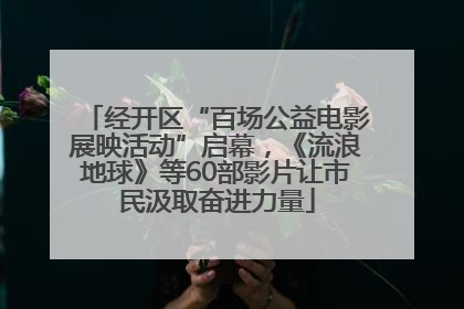 经开区“百场公益电影展映活动”启幕，《流浪地球》等60部影片让市民汲取奋进力量
