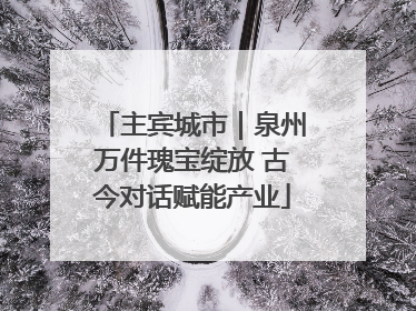 主宾城市｜泉州万件瑰宝绽放 古今对话赋能产业