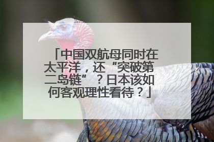 中国双航母同时在太平洋，还“突破第二岛链”？日本该如何客观理性看待？