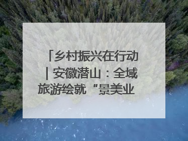 乡村振兴在行动｜安徽潜山：全域旅游绘就“景美业兴民富”新画卷