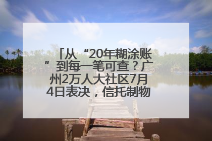 从“20年糊涂账”到每一笔可查？广州2万人大社区7月4日表决，信托制物业如何取“信”？