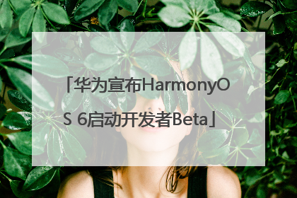 华为宣布HarmonyOS 6启动开发者Beta