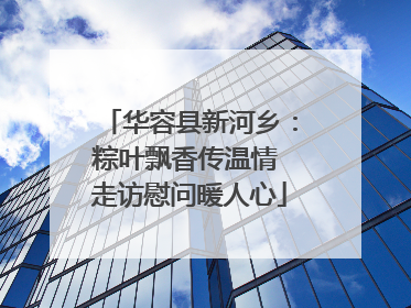 华容县新河乡：粽叶飘香传温情 走访慰问暖人心