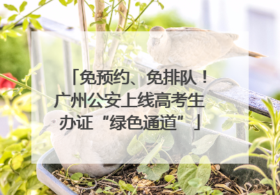 免预约、免排队！广州公安上线高考生办证“绿色通道”