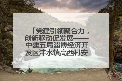 党建引领聚合力，创新驱动促发展——中建五局淄博经济开发区沣水镇高西村安置项目建设纪实