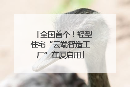 全国首个！轻型住宅“云端智造工厂”在厦启用