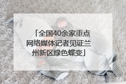 全国40余家重点网络媒体记者见证兰州新区绿色蝶变