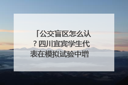 公交盲区怎么认？四川宜宾学生代表在模拟试验中增强乘车安全意识