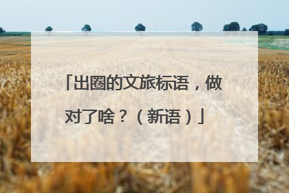 出圈的文旅标语，做对了啥？（新语）