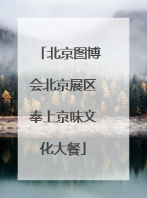 北京图博会北京展区奉上京味文化大餐