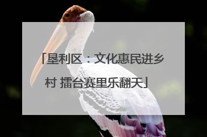 垦利区：文化惠民进乡村 擂台赛里乐翻天