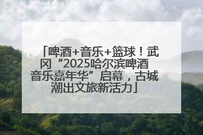 啤酒+音乐+篮球！武冈“2025哈尔滨啤酒音乐嘉年华”启幕，古城潮出文旅新活力