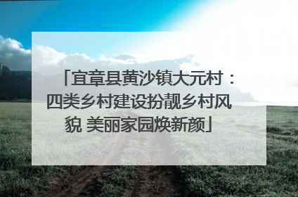 宜章县黄沙镇大元村：四类乡村建设扮靓乡村风貌 美丽家园焕新颜