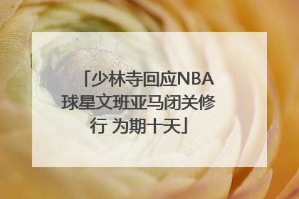 少林寺回应NBA球星文班亚马闭关修行 为期十天