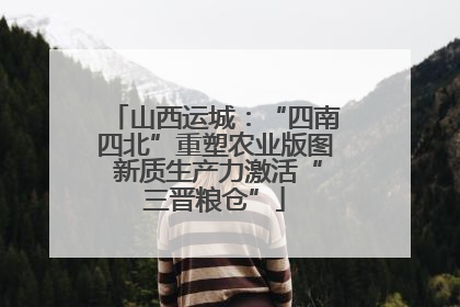 山西运城：“四南四北”重塑农业版图 新质生产力激活“三晋粮仓”