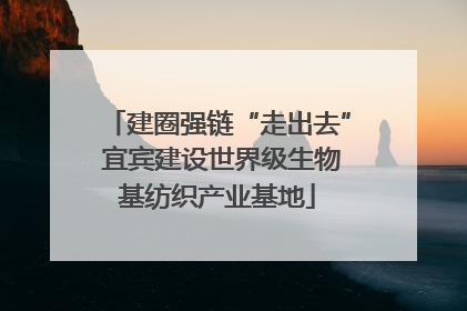 建圈强链“走出去” 宜宾建设世界级生物基纺织产业基地