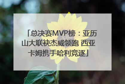 总决赛MVP榜：亚历山大联袂杰威领跑 西亚卡姆携手哈利竞逐