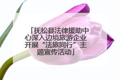 抚松县法律援助中心深入边境旅游企业开展“法旅同行”主题宣传活动