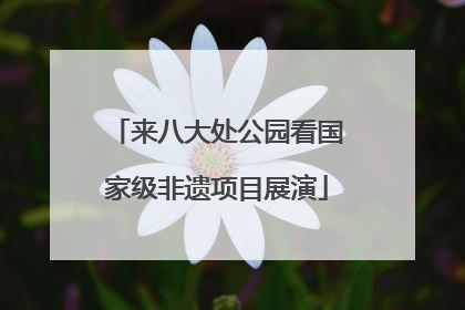 来八大处公园看国家级非遗项目展演