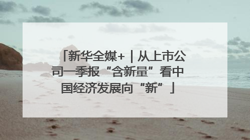 新华全媒+｜从上市公司一季报“含新量”看中国经济发展向“新”