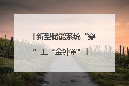 新型储能系统“穿”上“金钟罩”