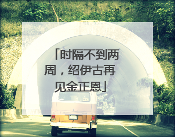 时隔不到两周，绍伊古再见金正恩