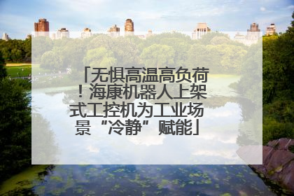 无惧高温高负荷！海康机器人上架式工控机为工业场景“冷静”赋能