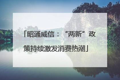 昭通威信：“两新”政策持续激发消费热潮