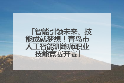 智能引领未来、技能成就梦想！青岛市人工智能训练师职业技能竞赛开赛