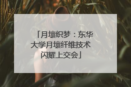 月壤织梦：东华大学月壤纤维技术闪耀上交会