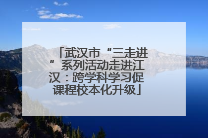 武汉市“三走进”系列活动走进江汉：跨学科学习促课程校本化升级