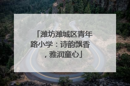 潍坊潍城区青年路小学：诗韵飘香，雅润童心