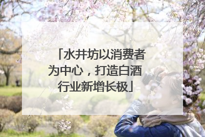 水井坊以消费者为中心，打造白酒行业新增长极
