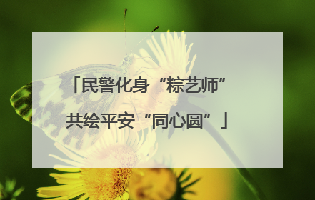 民警化身“粽艺师” 共绘平安“同心圆”