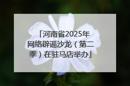 河南省2025年网络辟谣沙龙（第二季）在驻马店举办