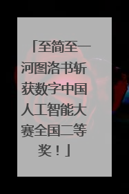 至简至一河图洛书斩获数字中国人工智能大赛全国二等奖！