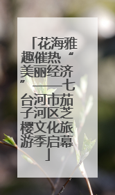 花海雅趣催热“美丽经济”——七台河市茄子河区芝樱文化旅游季启幕