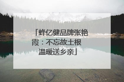 蜂亿健品牌张艳霞：不忘故土根 温暖送乡亲